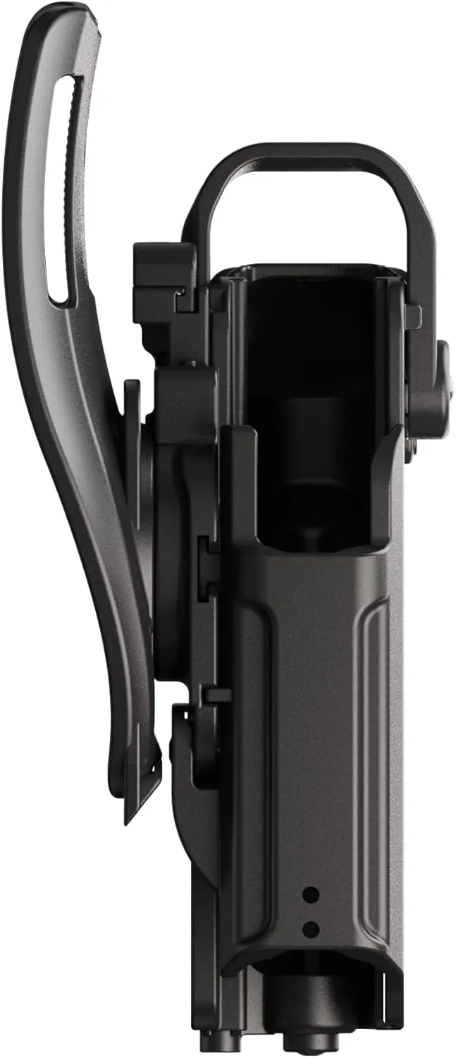 Orpaz T40 G19 Holster with Light, Left-Handed Level II/Level III OWB Light Bearing Holster Compatible with Glock 19, Fits Most Lights, Lasers, Sights and Optics