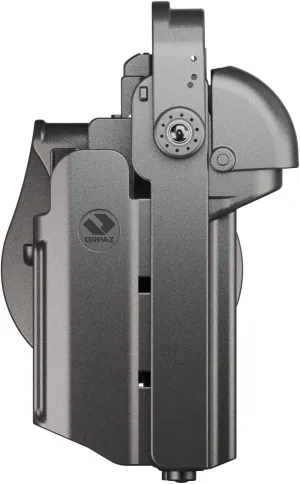 Orpaz T40 Springfield XD Holster with Light, Level II/Level III OWB Light Bearing Holster Compatible with SXD, Lasers, Sights and Optics