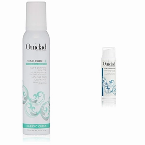 Ouidad VitalCurl  Curl Defining Mousse, Lightweight Hair Foam, Styler for Soft, Touchable Hold, Adds Shine, Bounce & Volume, For Spiral Curls