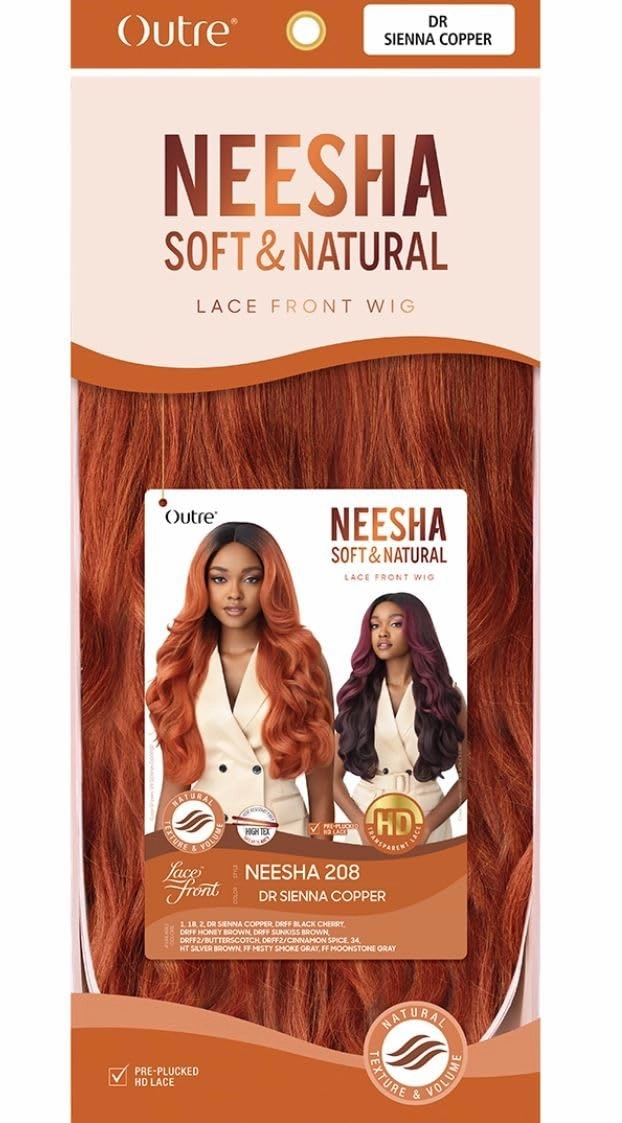 Outre Soft & Natural Synthetic Lace Front Wig - NEESHA 208 (DRFF2/CINSP)