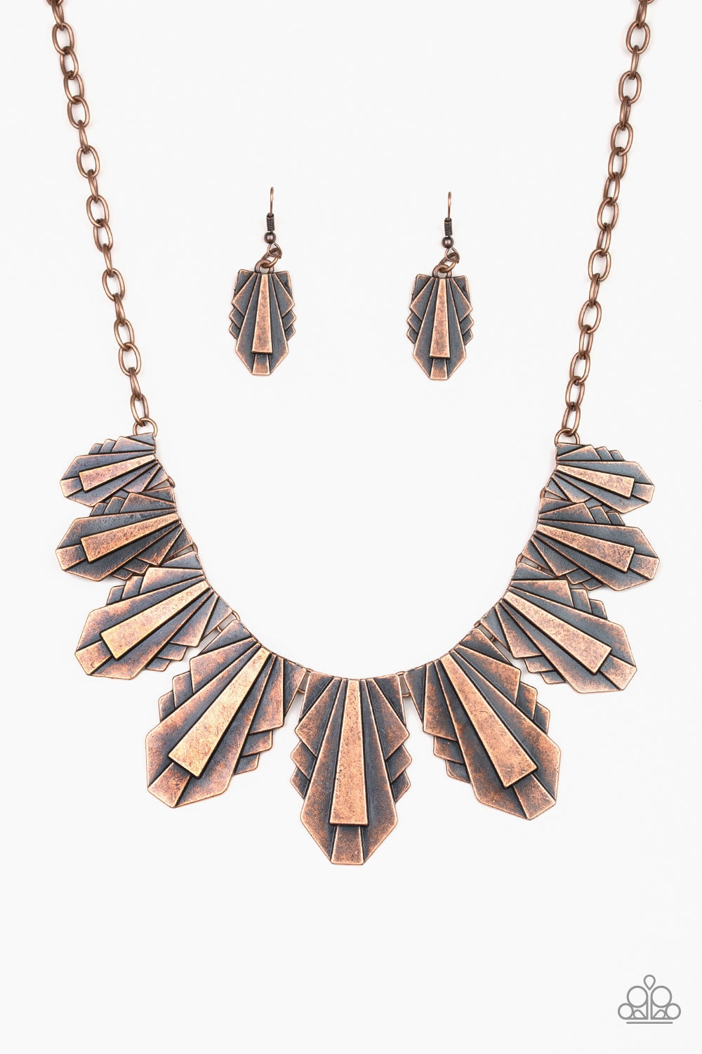 Paparazzi Cougar Cave Necklace Copper