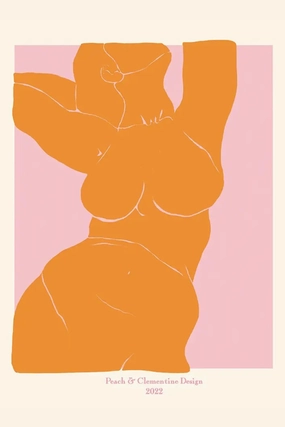 Peach & Clementine Design's Figure #2 Print