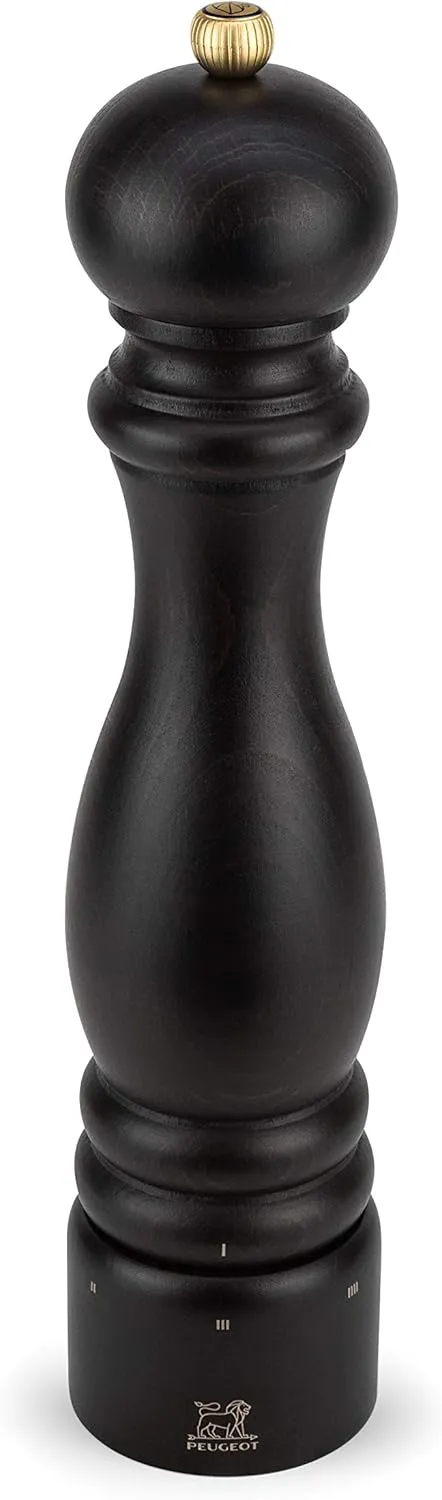 Peugeot - Paris u'Select Manual Pepper Mill - Adjustable Grinder - Beechwood, Chocolate