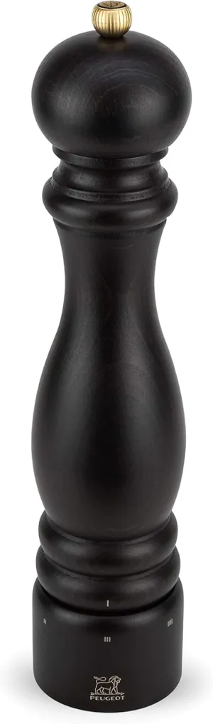 Peugeot - Paris u'Select Manual Pepper Mill - Adjustable Grinder - Beechwood, Chocolate