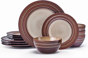 Pfaltzgraff Skylar 12 Piece Dinnerware Set, Service for 4
