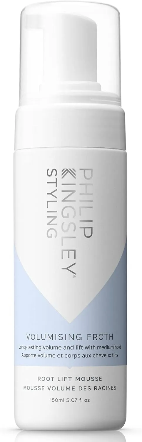 PHILIP KINGSLEY | Volumizing Froth Styling Mousse | Root Lifting Moose | Long-Lasting Volume and Lift with Medium Hold | 11.69oz