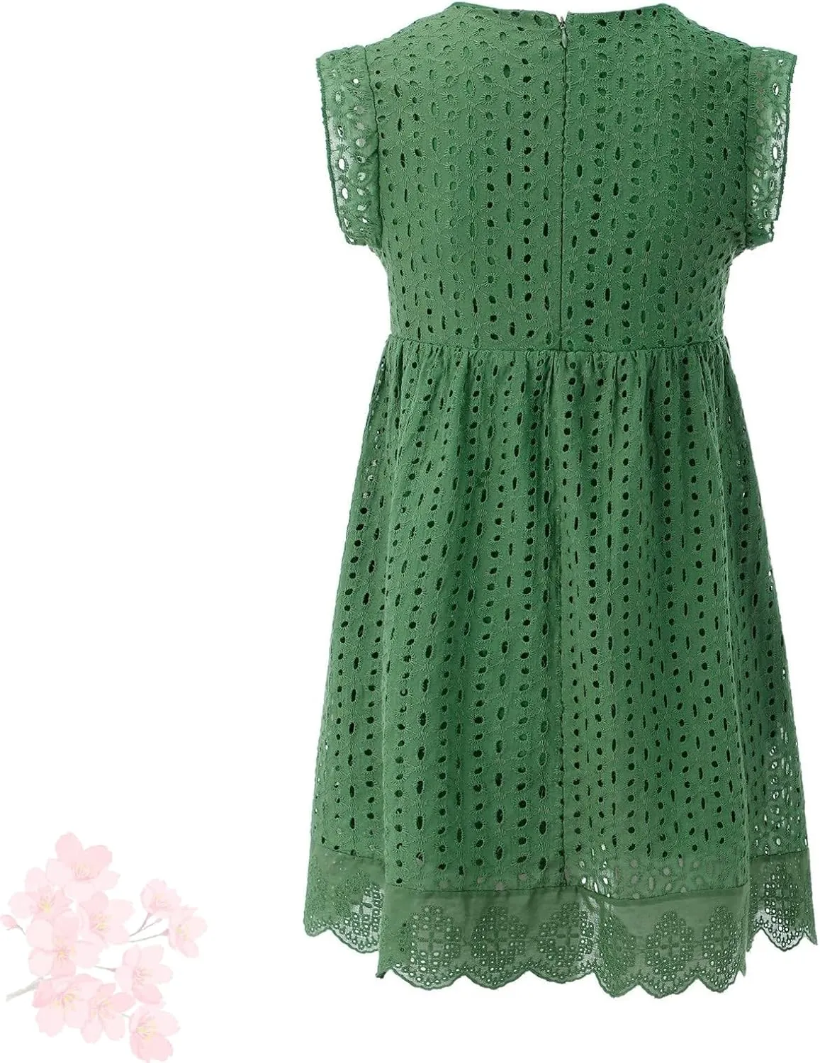 Pickelect Romper Dress with Shorts, V Neck Solid Color Lace Dresses, Jumpsuit Short Dress with Built-in Shorts