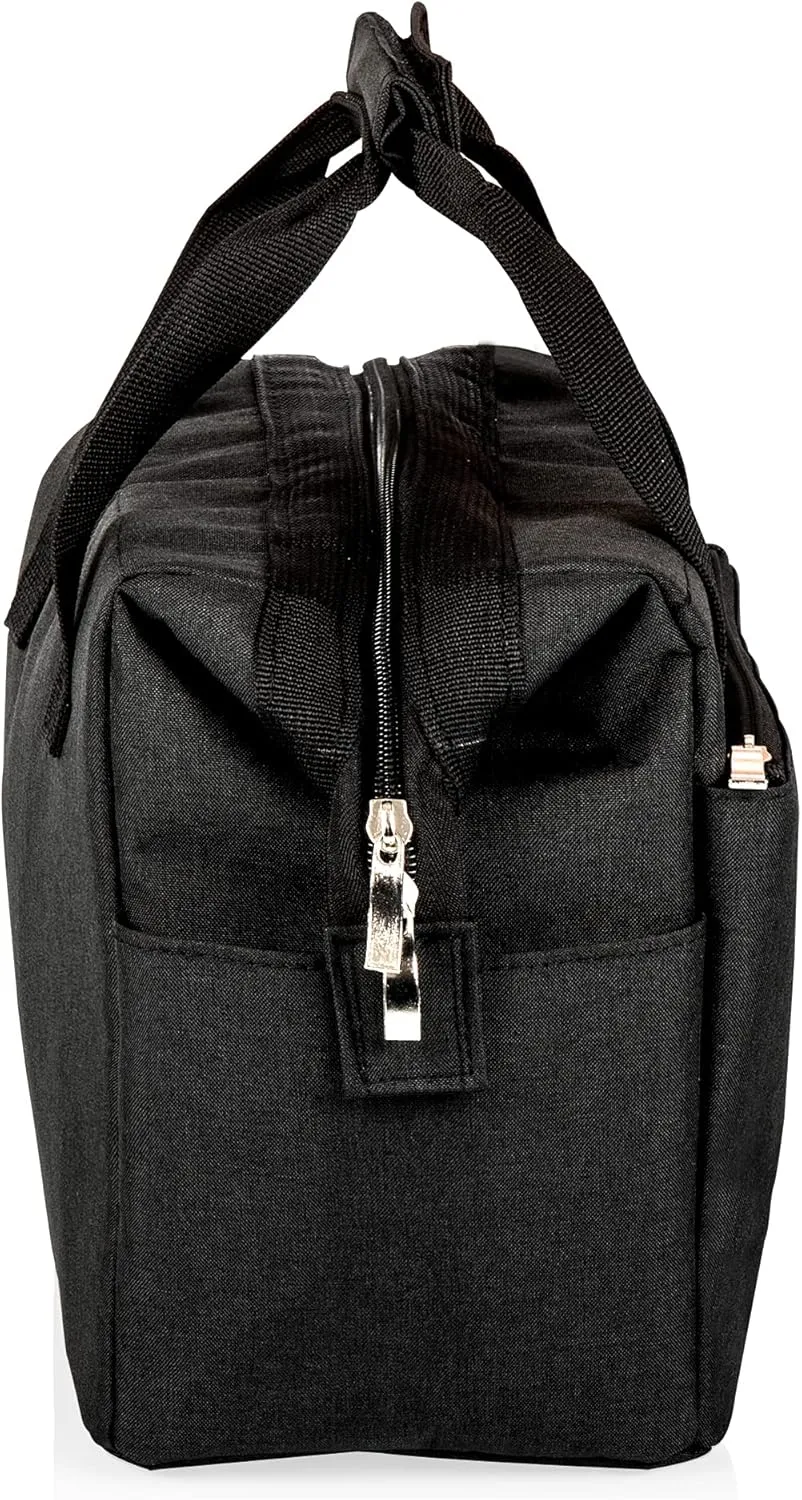 PICNIC TIME DC Comics Batman Bat-Signal On The Go Lunch Bag, Soft Cooler Lunch Box, Insulated Lunch Bag, (Black)