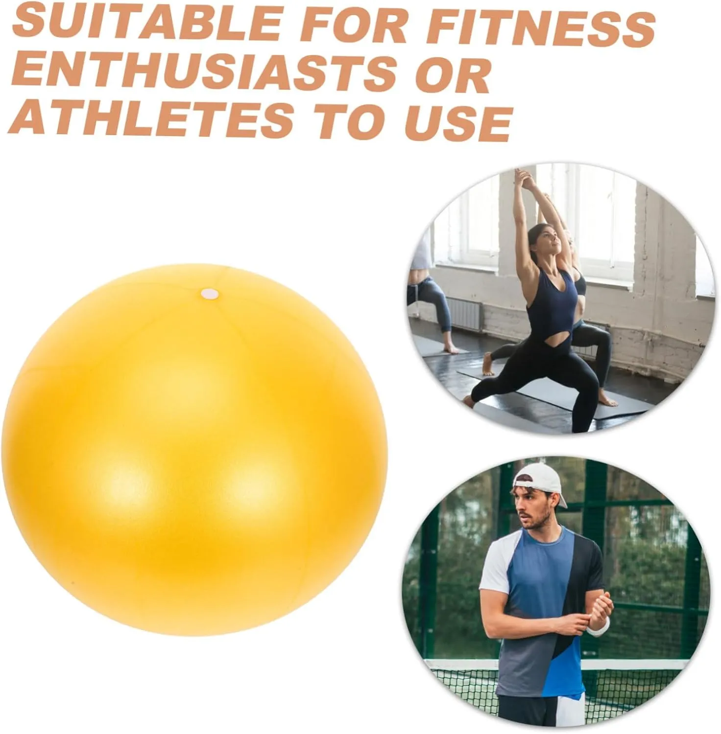 Pilates Balance Training Ball Indoor Exercise Equipment for Core Strength Stability and Muscle Building