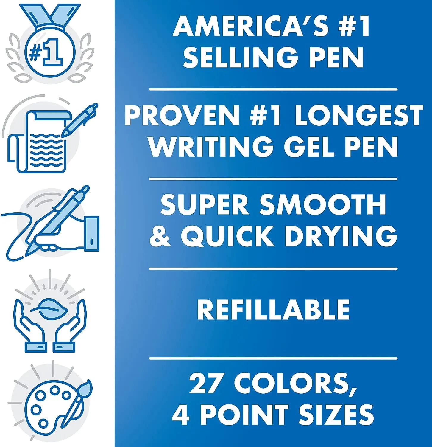 Pilot, G2 Premium Gel Roller Pens, Extra Fine Point 0.5 mm, Pack of 12, Red