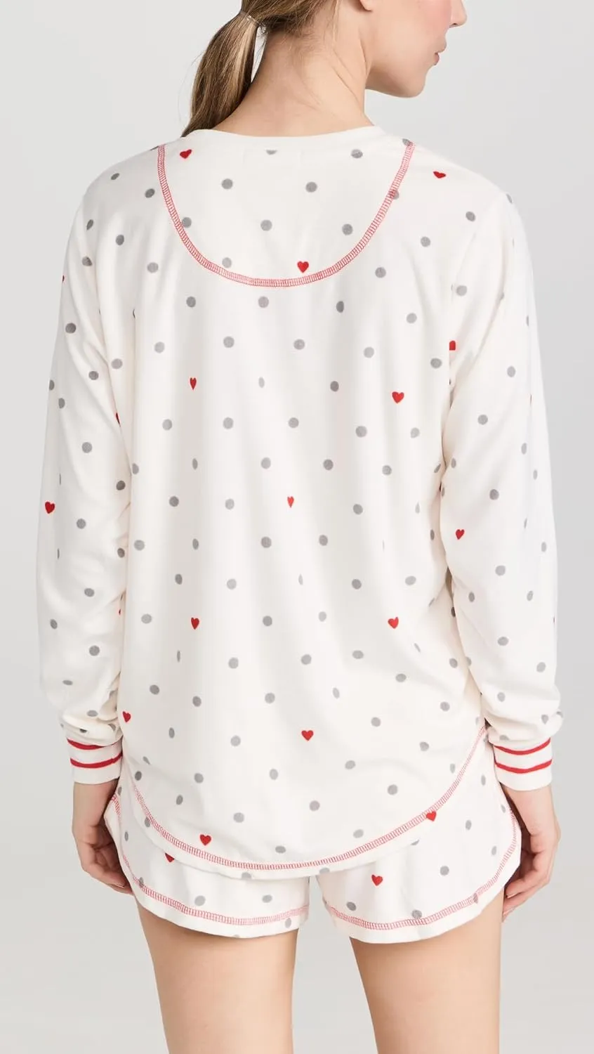 PJ Salvage Women's Loungewear Forever Festive Long Sleeve Top