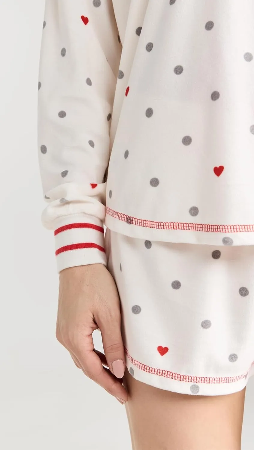 PJ Salvage Women's Loungewear Forever Festive Long Sleeve Top