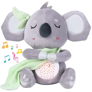 Portable Baby Soother with Projector, Night Light, 15 Lullabies, Auto-Off & Volume Control, Perfect for Newborns & Infants, Travel-Friendly