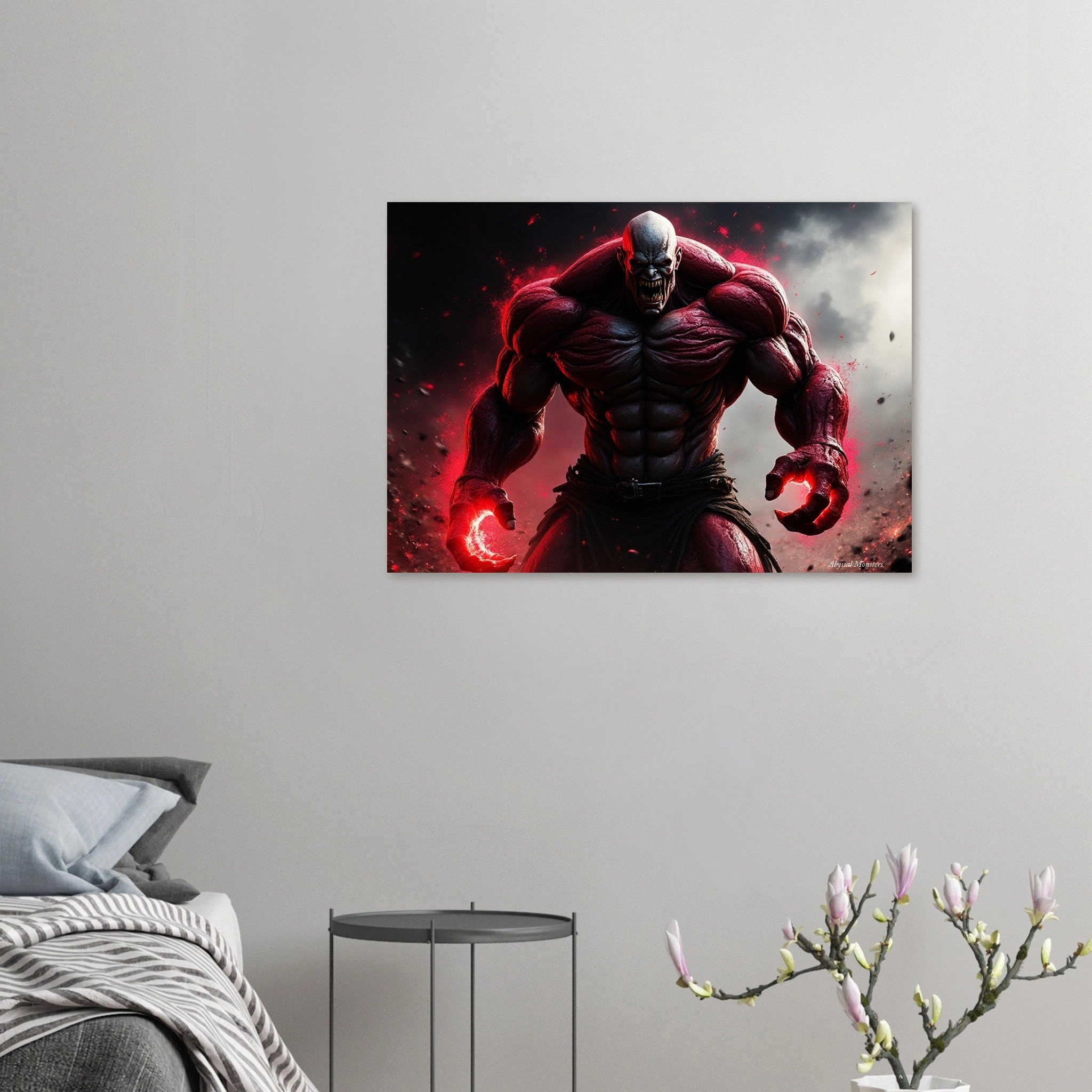 Premium Matte Paper Poster - Crimson Titan