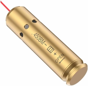 Premium Quality, 450 Bushmaster Laser Bore Sight with Batteries, Made of Brass (New Version)