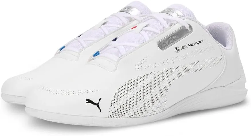 PUMA Men's BMW Motorsport Drift Cat Decima Shoes, Black-Pop Red-White, 9