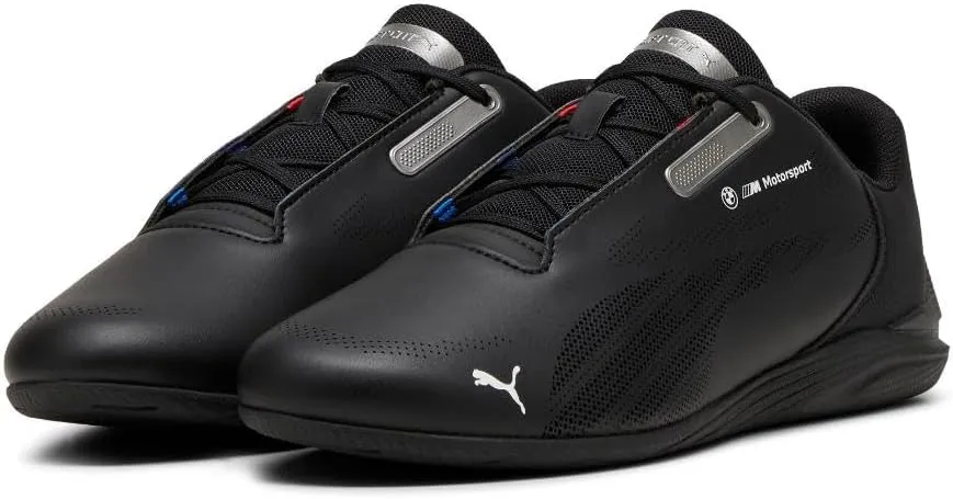 PUMA Men's BMW Motorsport Drift Cat Decima Shoes, Black-Pop Red-White, 9