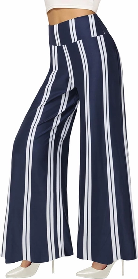 QGGQDD Wide Leg Palazzo Pants for Women - Casual Soft High Waist Lounge Pants Loose Comfy Stretchy Trousers