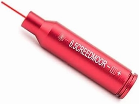 Quality Build, 6.5 Creedmoor Red Laser Bore Sight, Anodized Red Aluminum Casing, Free Battery Included (Improved Version)
