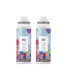 R Co Balloon Dry Volume Hair Spray Travel Size | Instant Volume, Texture and Shine | Long-Lasting, Ultra-Light Spray for Fine Hair | TSA Approved | Set of 2