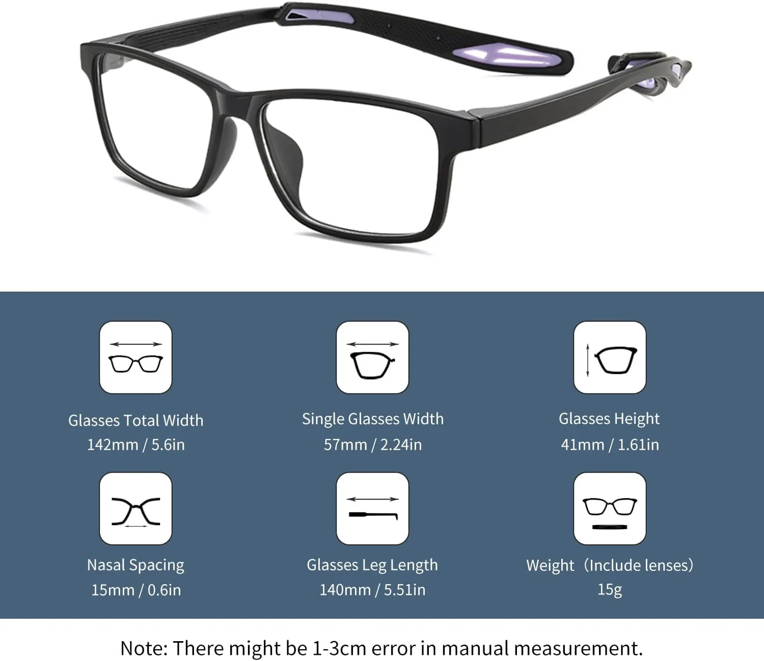 Racquetball Goggles Sports Goggles Safety Glasses for Pickleball Basketball Football Eyewear Anti Shock Absorption