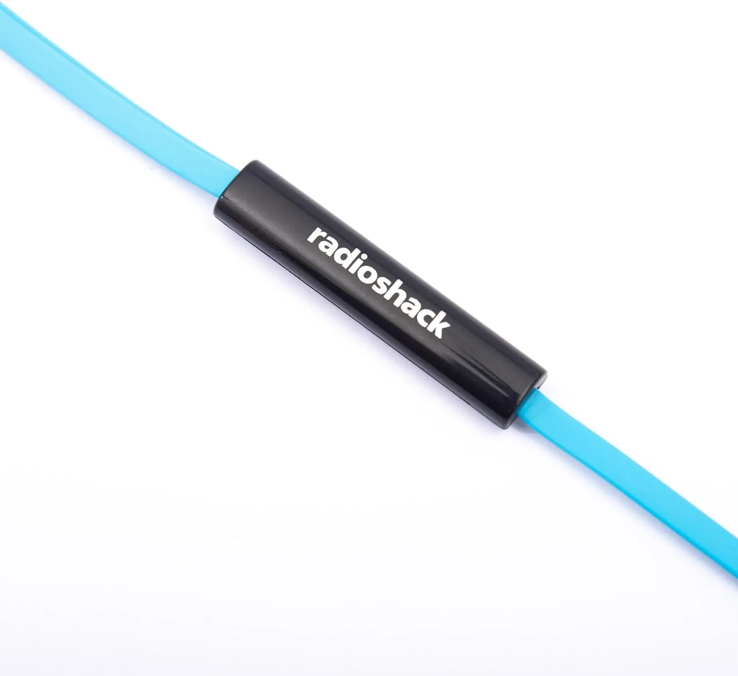 RadioShack Stereo Earphones with Cord, Wired Earbuds with Microphone and Volume Control Buttons, Soft Silicone Tips for Comfortable Extended Wear and Secure Fit, Blue and Black