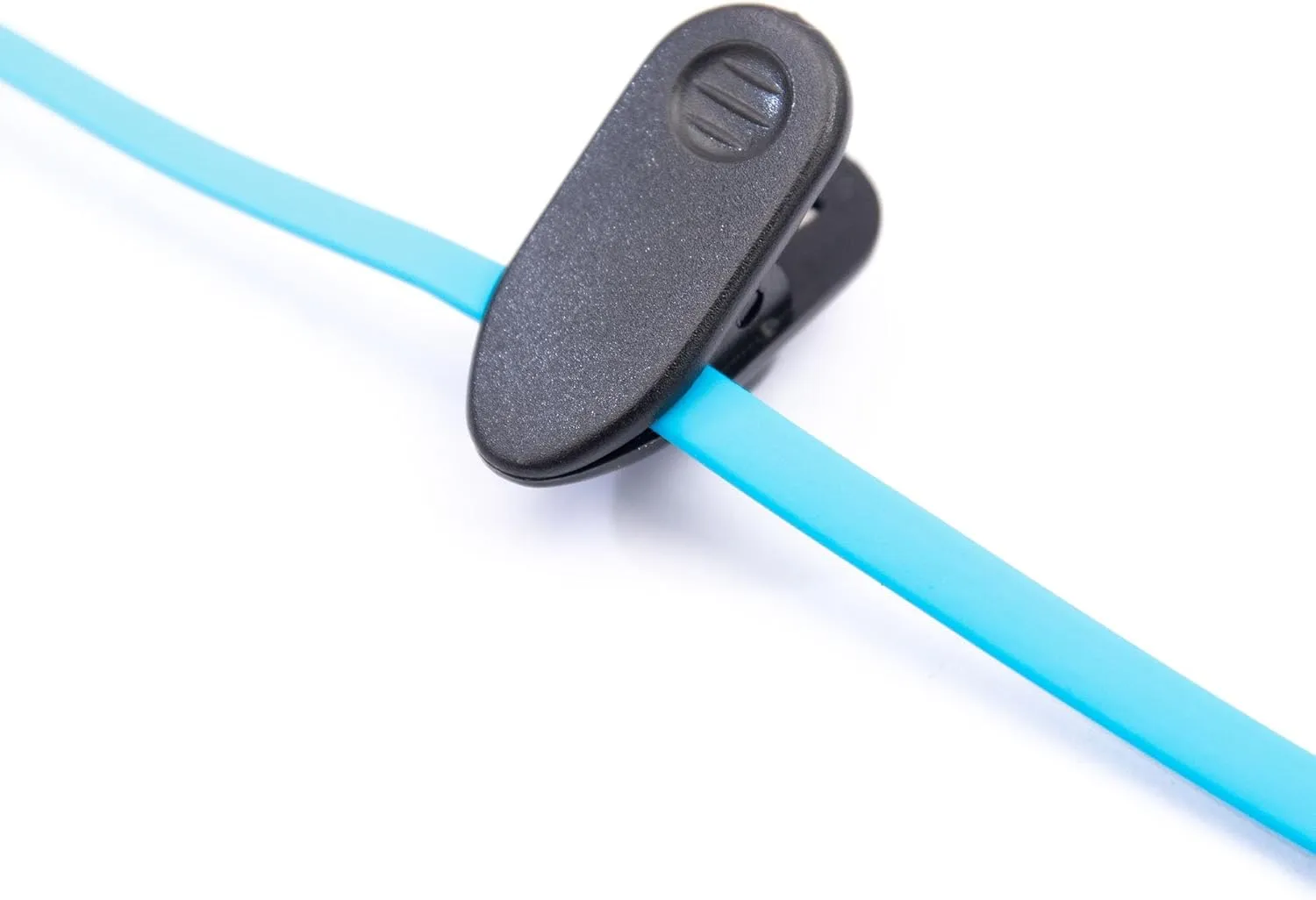 RadioShack Stereo Earphones with Cord, Wired Earbuds with Microphone and Volume Control Buttons, Soft Silicone Tips for Comfortable Extended Wear and Secure Fit, Blue and Black