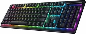 Razer DeathStalker V2 Pro Wireless Gaming Keyboard: Low Profile Optical Switches Linear Red - HyperSpeed Wireless & Bluetooth - Chroma RGB - Up to 200 Hr Battery Snap Tap