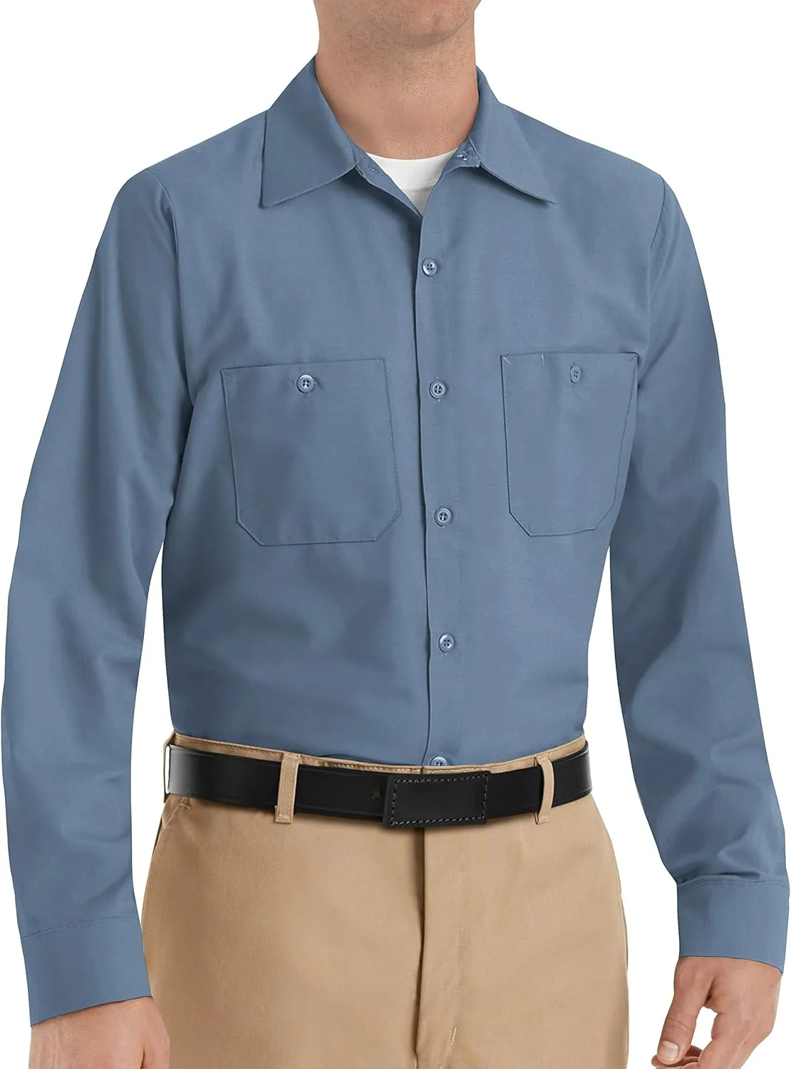 Red Kap Men's Industrial Long Sleeve Work Shirt