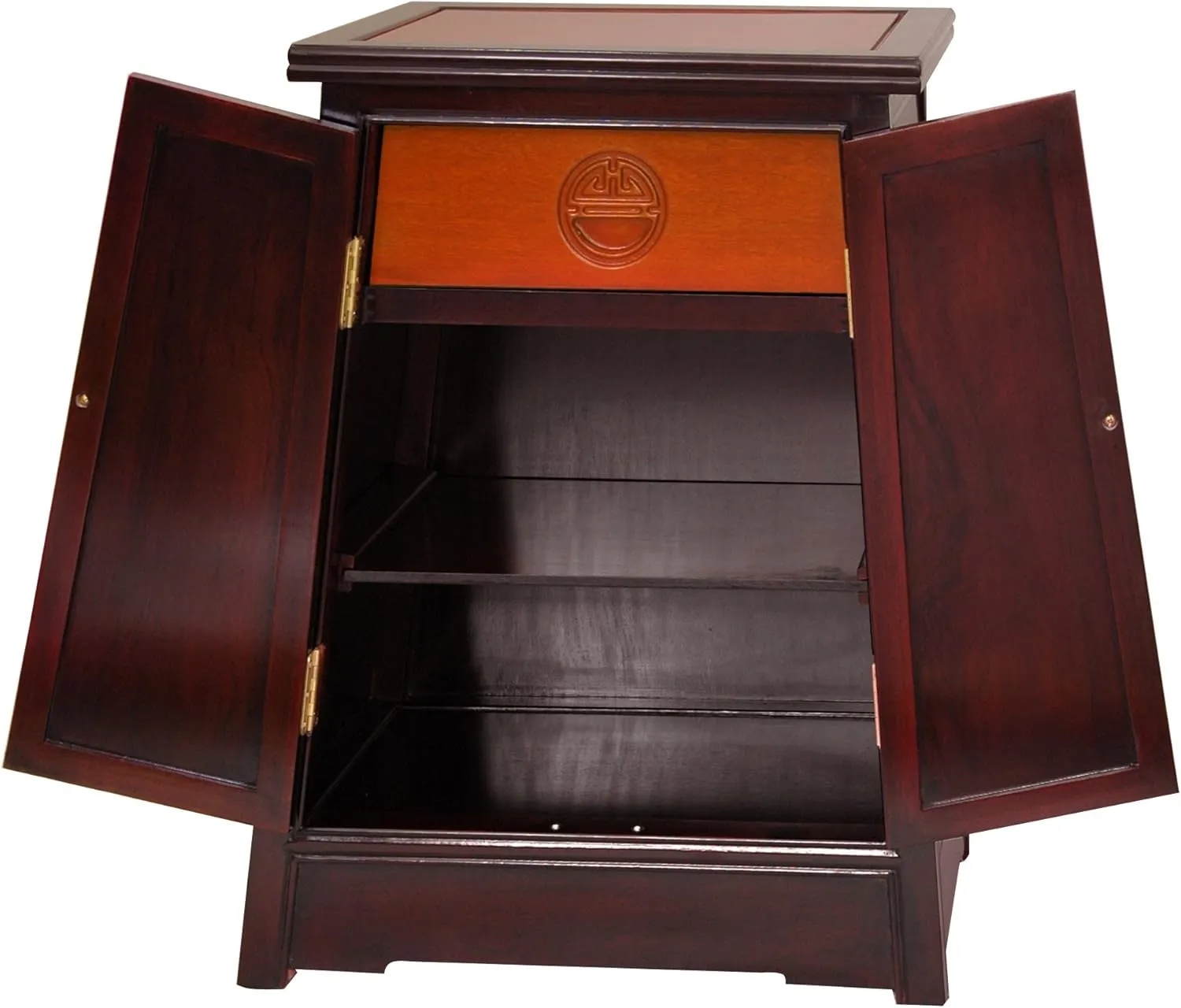 Red Lantern Long Life Cabinet, Two-tone Rosewood