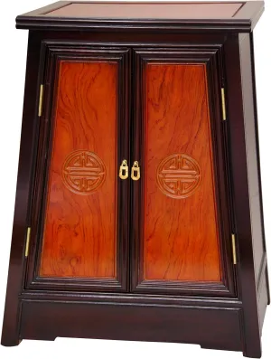 Red Lantern Long Life Cabinet, Two-tone Rosewood