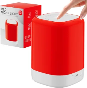 Red Light Therapy for Sleep Device, Red Night Lights with 670nm Wavelength, Touch Reds Light Sleep Lamp Aid to Support Deep Relaxation and Improve Sleeping for Adults & Kids Bedrooms
