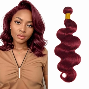 Red Bundles Human Hair Burgundy Body Wave Bundle 99j Human Hair Bundles 12 inch Red Body Wave Bundle 300g