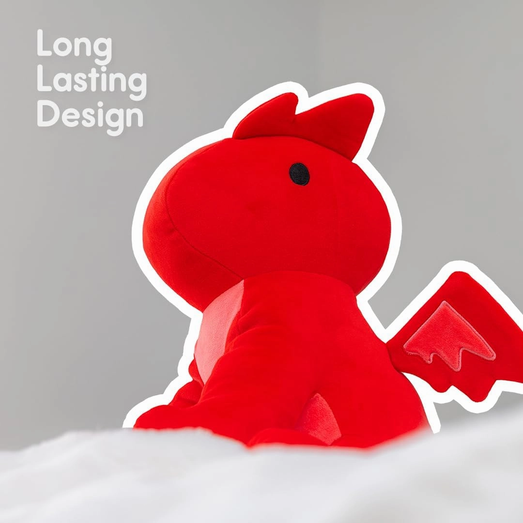 Red Dragon Stuffed Animals Ultra Soft Plush Cute Stuffed Red Dragon Toy Stuffed Animals for Girls and Boys