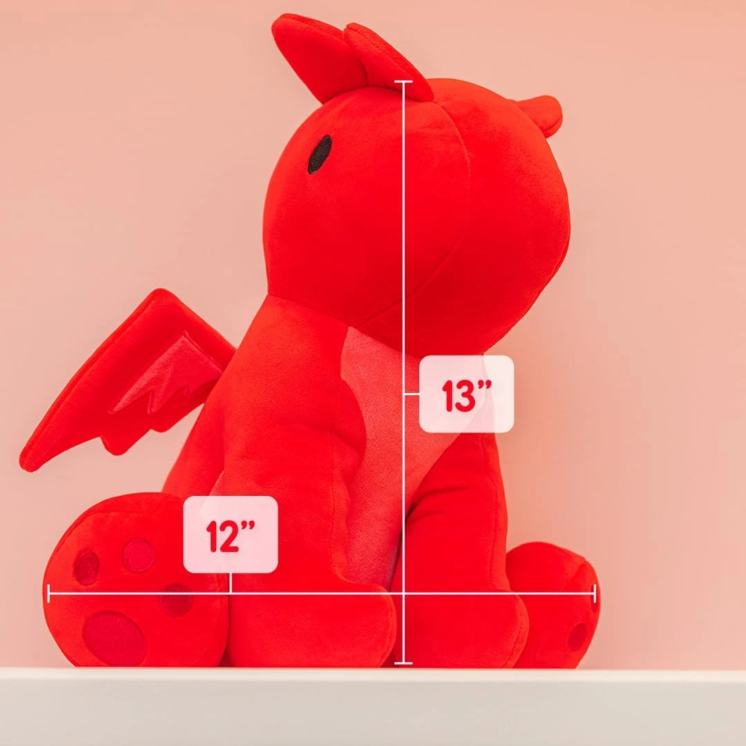 Red Dragon Stuffed Animals Ultra Soft Plush Cute Stuffed Red Dragon Toy Stuffed Animals for Girls and Boys