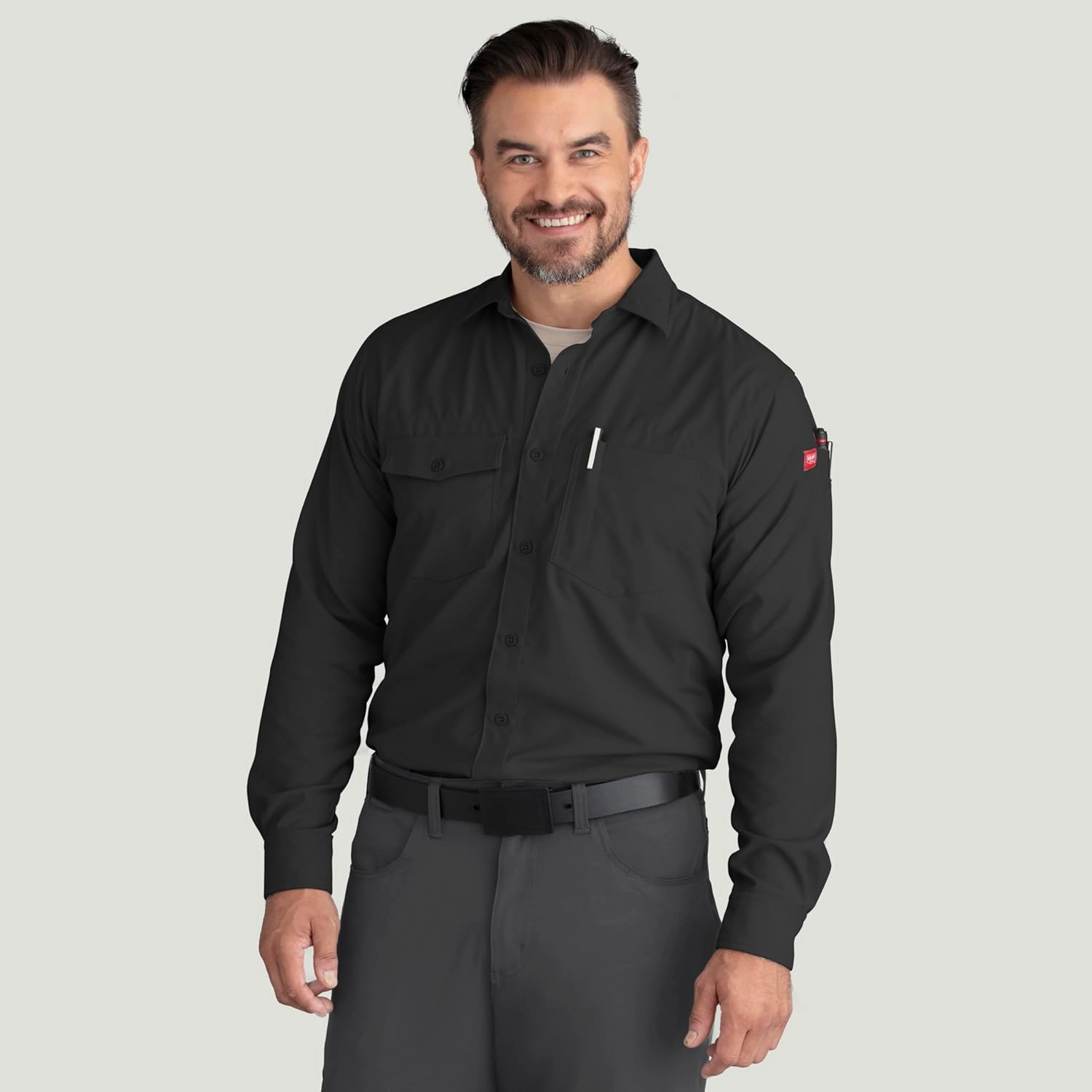 Red Kap Men's Cooling Long Sleeve Work Shirt