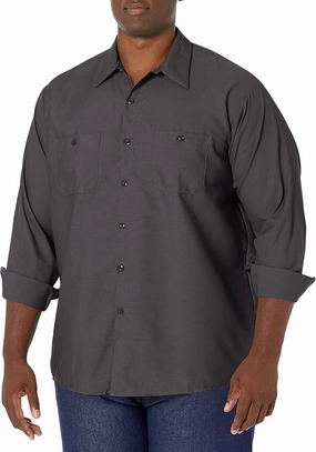 Red Kap Men's Industrial Long Sleeve Work Shirt
