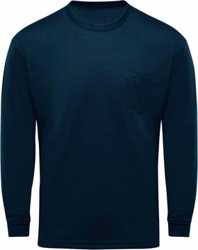Red Kap Men's Long-Sleeve Performance Core Pocket Tee