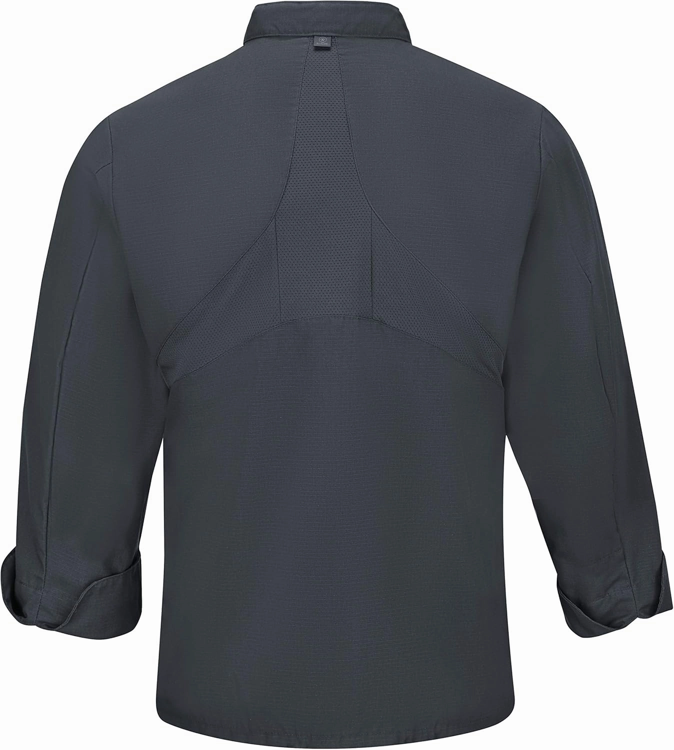 Red Kap Men's Long Sleeve Ten Button Chef Coat with Mimix and Oilblok