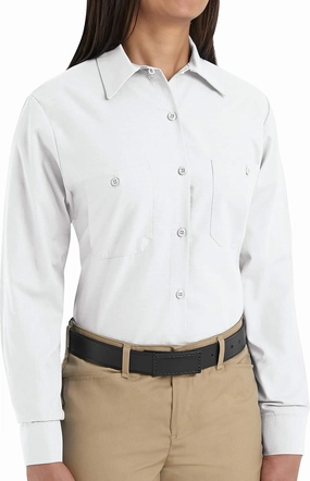 Red Kap Women's Long Sleeve Industrial Work Shirt