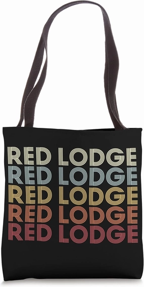Red Lodge Montana Red Lodge MT Retro Vintage Text Tote Bag