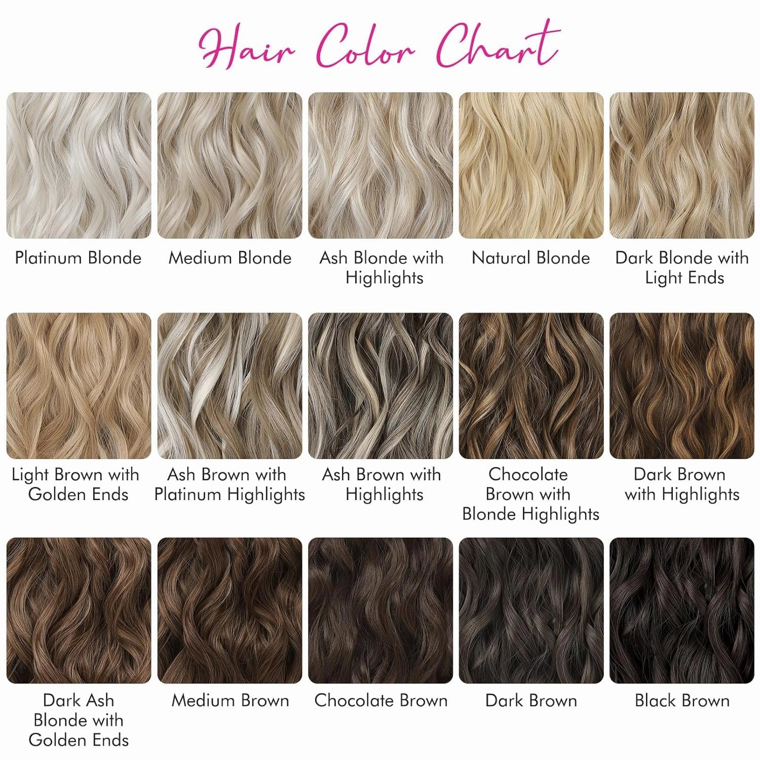 REECHO Hair Extensions, 4PCS Clip in Hair Extensions 24" Thick Long Beach Waves Black Brown hair extensions HE003 Invisible Lace Weft Natural Soft Synthetic Hairpieces for Women – Black Brown