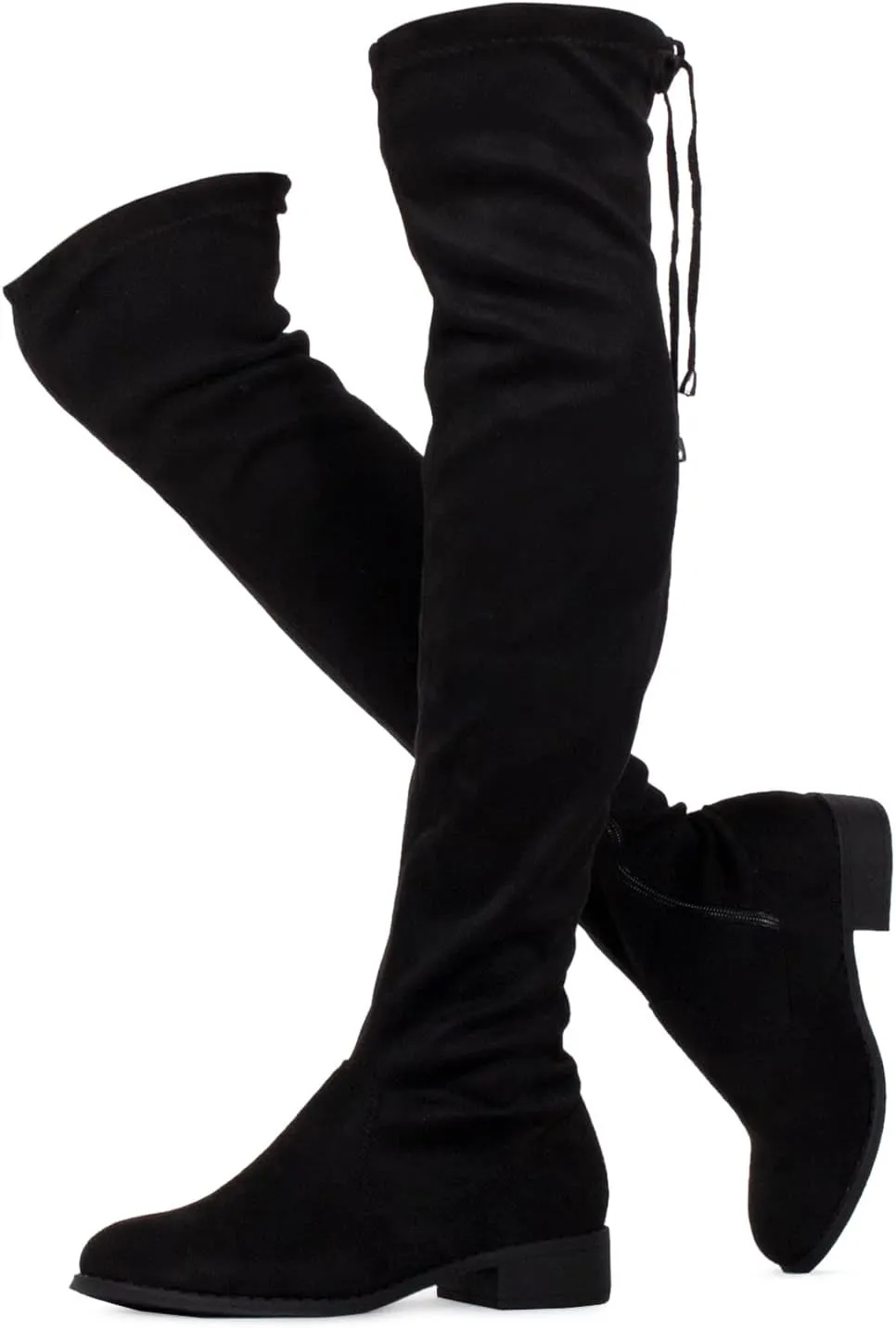 RF ROOM OF FASHION Women's Tokyo Stretchy Over The Knee Boots (Regular Calf)