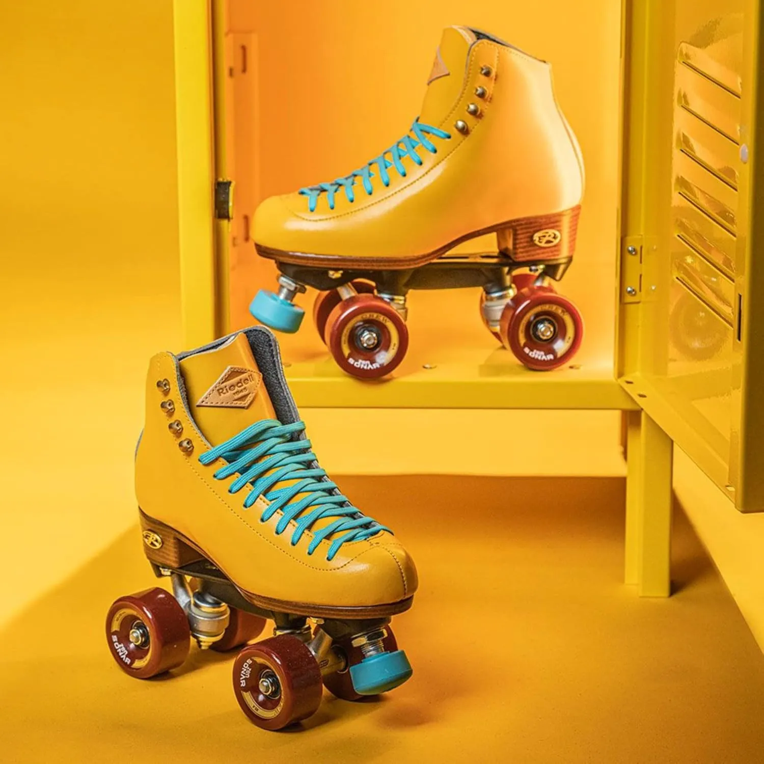 Riedell Crew Roller Skates - Outdoor Quad Roller Skate