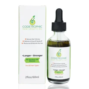 Rosemary Oil for Hair Growth Organic - Natural Hair Oil - Hair Treatment, 2.0 Fl Oz, Pack of 1