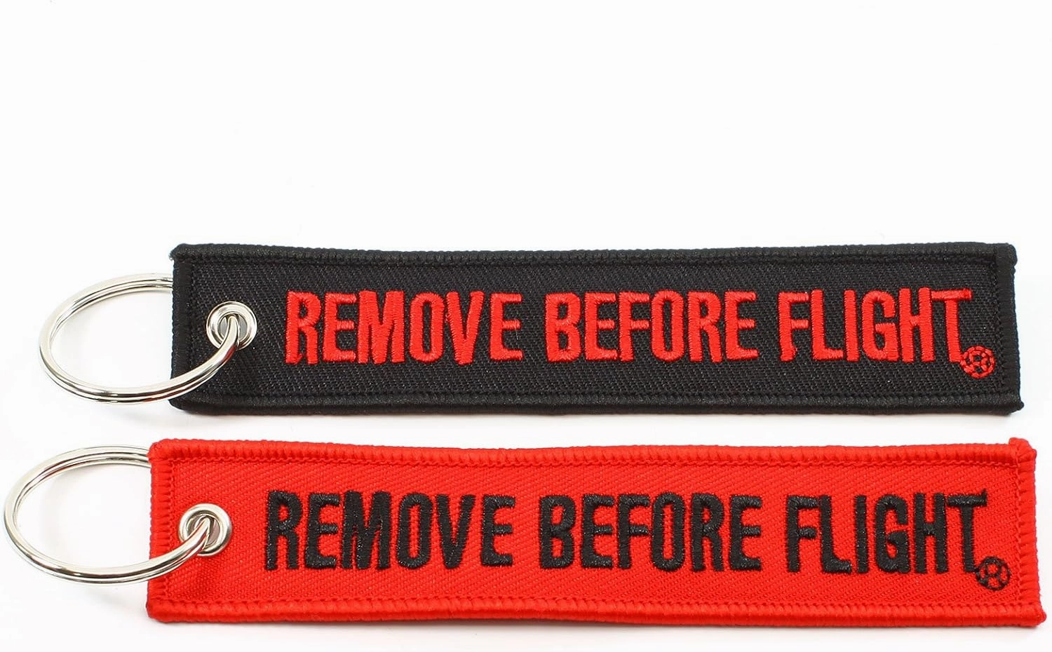 Rotary13B1 Remove Before Flight Key Chain - Black & Red Combo 2 Pack