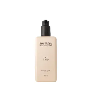 Routine | Cat Lady 350ml Natural Body Cream. Coconut, Pineapple, Vanilla & Cocoa. Botanicals | No Synthetic Fragrance | Vegan | Clinically Tested | Hands | Body | Signature Scent