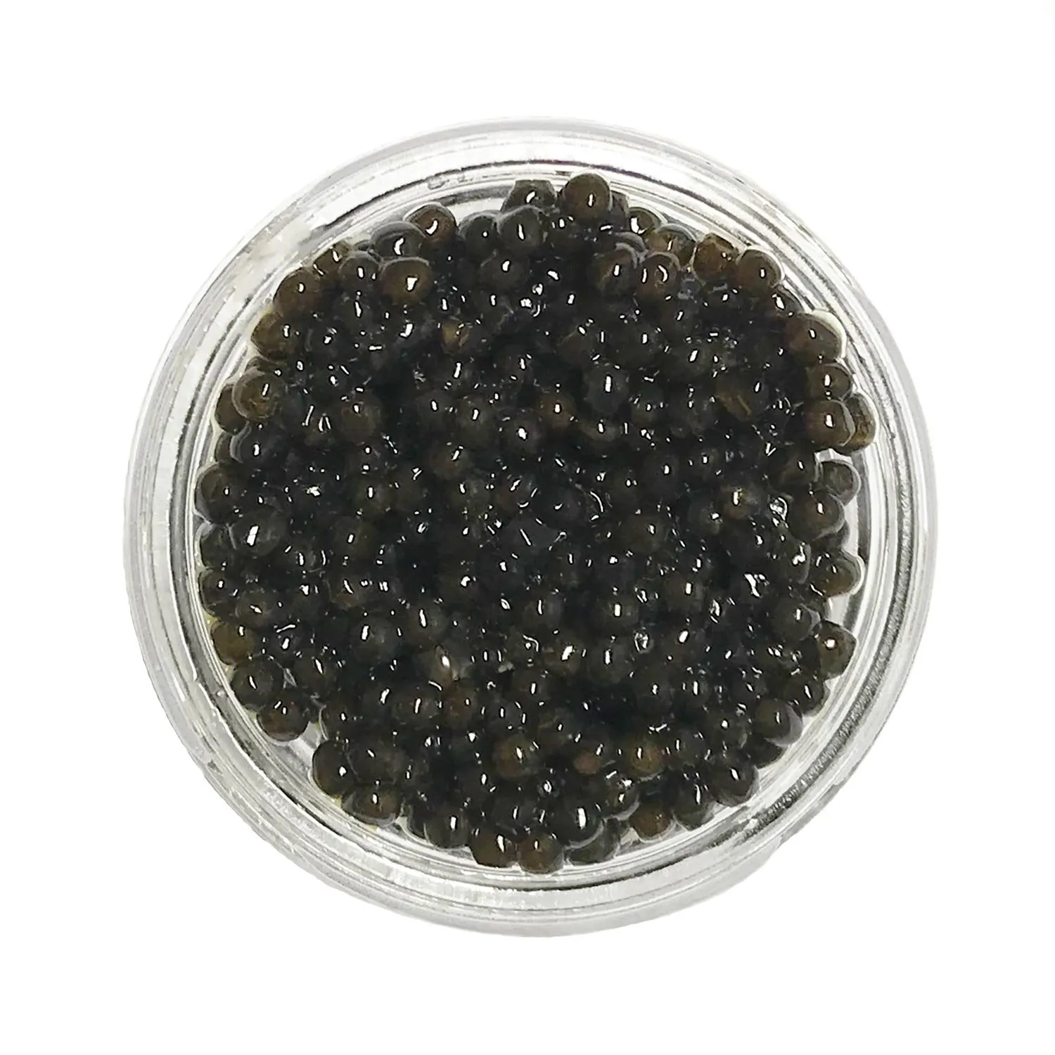 Royal Dark Beluga Hybrid Caviar - Huso/Baerii Sturgeon Roe - Giaveri Italian (16 ounce (450 grams))