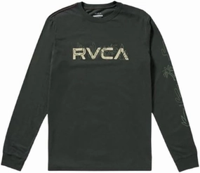 RVCA Men's Long Sleeve Graphic T-Shirt
