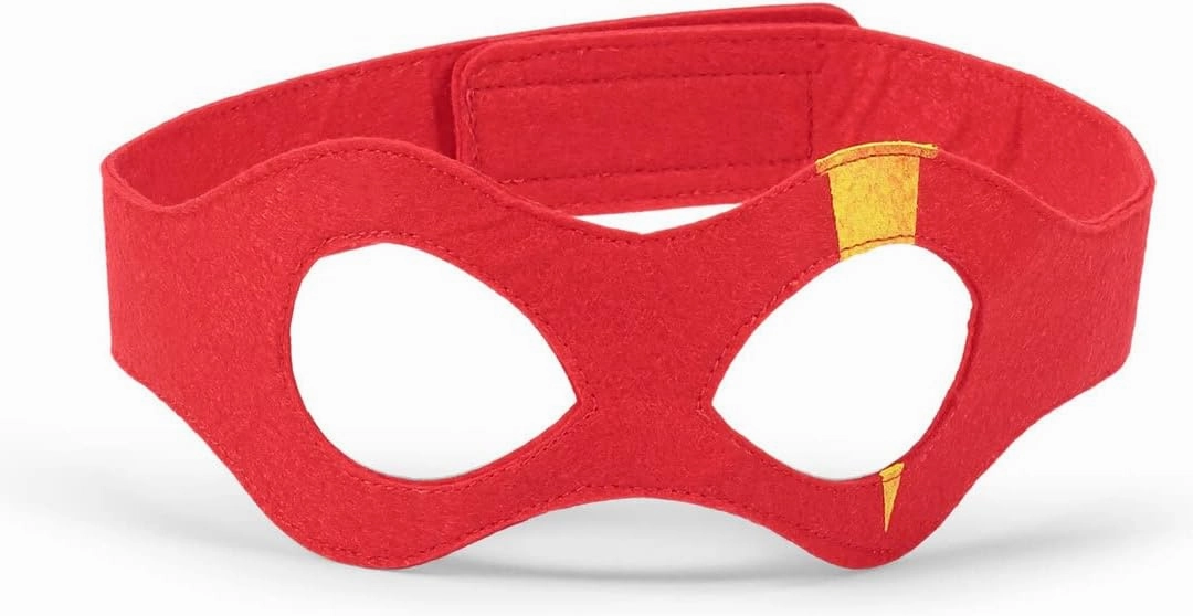 RYAN'S WORLD Red Titan Cosplay T-Shirt Cape and Mask 3 Piece Outfit Set Toddler to Little Kid